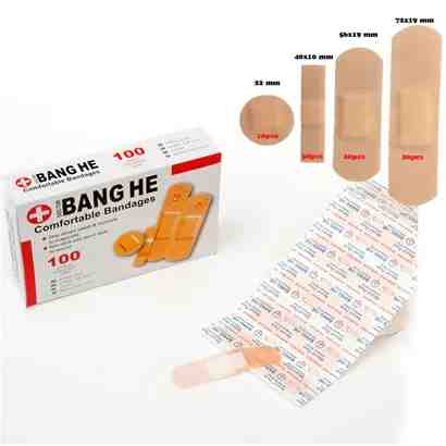 One Time Bandages Band Aid - 100 Pcs